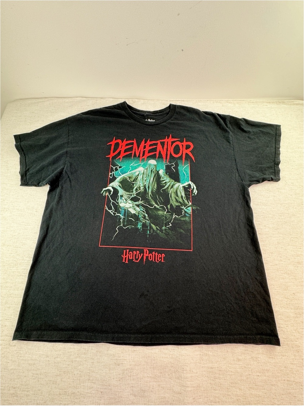 Warner Bros. Black Harry Potter Dementor Graphic Tee men's size XXL short sleeve